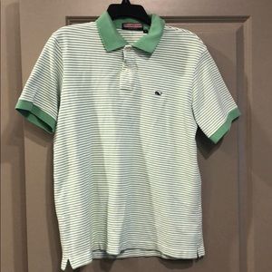 Striped Vineyard Vines Polo Shirt